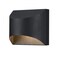Westinghouse Fixture Wall Outdoor LED Dimmable 10W Nardella Dome, Textured Black 6122800 - alternate 2